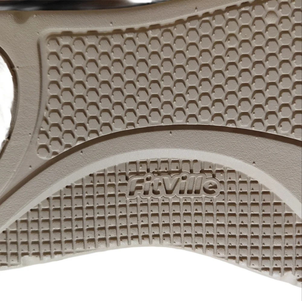 FitVille FlexiWalk Mary Jane Recovery Sneakers Wide Comfort Sandal Size 8 EW